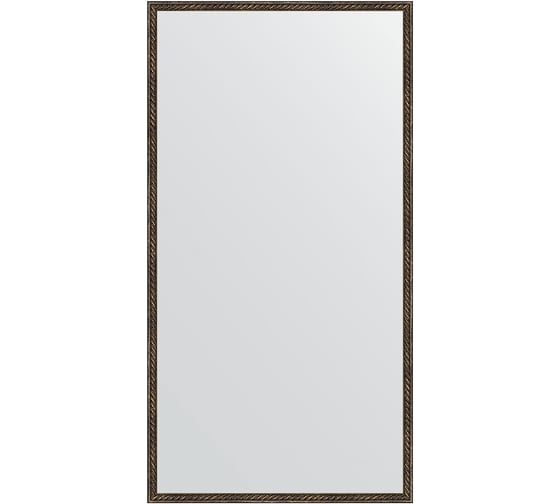 Зеркало EVOFORM в багетной раме - витая бронза 26 mm (68x128 cm) 1092 1