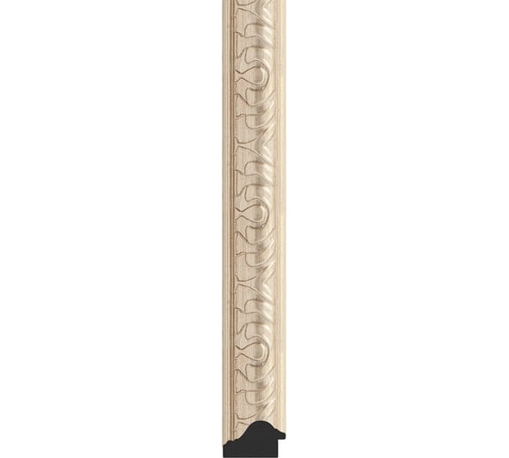 Зеркало EVOFORM в багетной раме - мельхиор 41 mm (71x131 cm) 1095