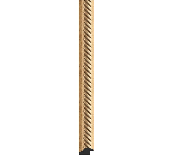 Зеркало EVOFORM в багетной раме - витое золото 28 mm (35x45 cm) 1327