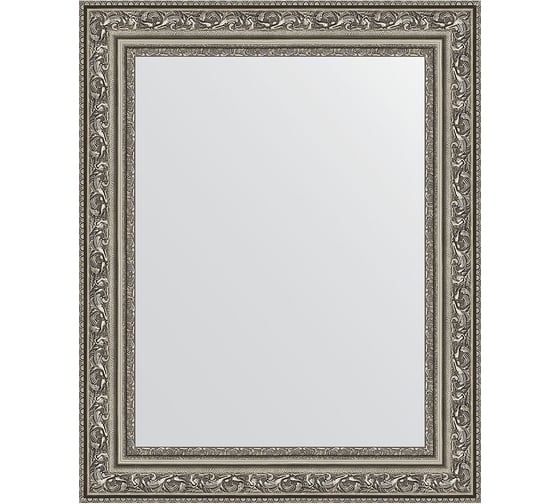 Зеркало EVOFORM в багетной раме - виньетка состаренное серебро 56 mm (40x50 cm) 3008 1