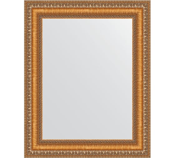 Зеркало EVOFORM в багетной раме - золотые бусы на бронзе 60 mm (41x51 cm) 3010 1