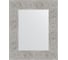 Зеркало EVOFORM в багетной раме - волна хром 90 mm (46x56 cm) 3025 1