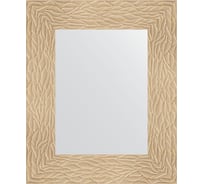 Зеркало EVOFORM в багетной раме - золотые дюны 90 mm (46x56 cm) 3021
