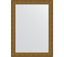 Зеркало EVOFORM в багетной раме - виньетка состаренное золото 56 mm (54x74 cm) 3039