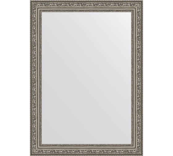 Зеркало EVOFORM в багетной раме - виньетка состаренное серебро 56 mm (54x74 cm) 3040 1