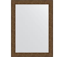 Зеркало EVOFORM в багетной раме - виньетка состаренная бронза 56 mm (54x74 cm) 3041