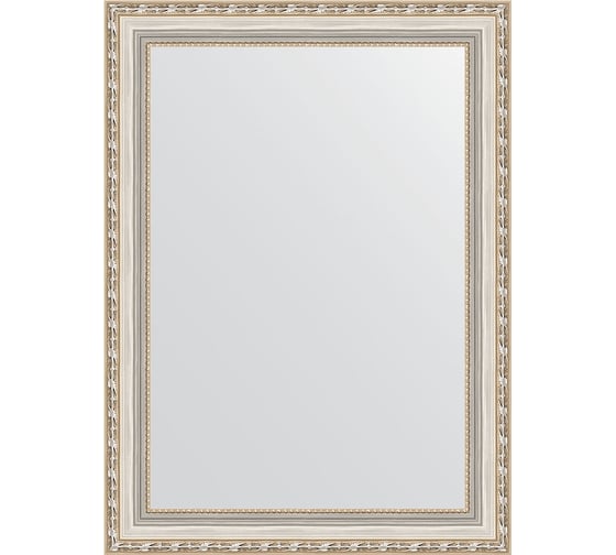 Зеркало EVOFORM в багетной раме - версаль серебро 64 mm (55x75 cm) 3046 1