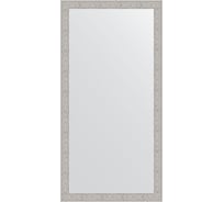 Зеркало EVOFORM в багетной раме - волна алюминий 46 mm (51x101 cm) 3070