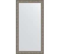 Зеркало EVOFORM в багетной раме - виньетка состаренное серебро 56 mm (54x104 cm) 3072