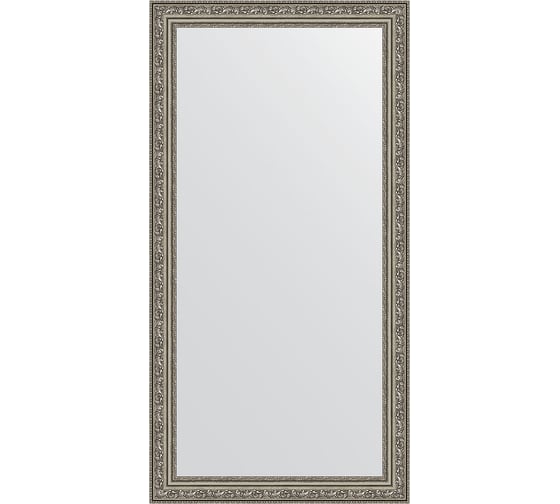 Зеркало EVOFORM в багетной раме - виньетка состаренное серебро 56 mm (54x104 cm) 3072 1