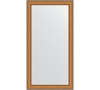 Зеркало EVOFORM в багетной раме - золотые бусы на бронзе 60 mm (55x105 cm) 3074