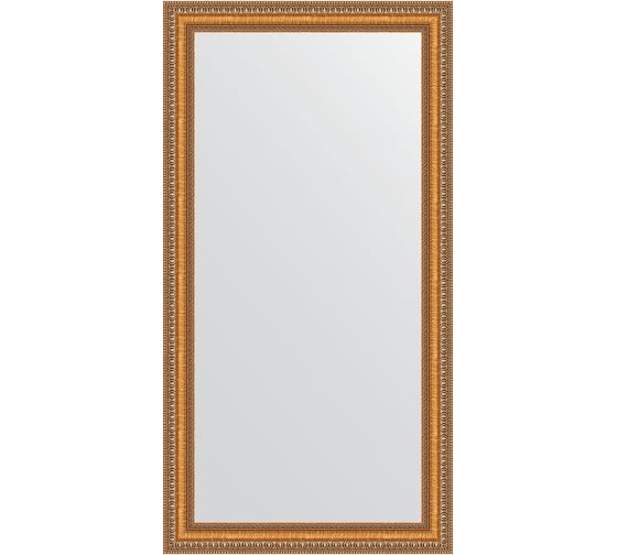 Зеркало EVOFORM в багетной раме - золотые бусы на бронзе 60 mm (55x105 cm) 3074 1