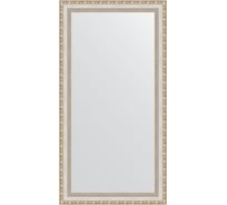 Зеркало EVOFORM в багетной раме - версаль серебро 64 mm (55x105 cm) 3078