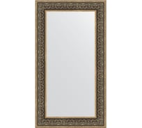 Зеркало EVOFORM в багетной раме - вензель серебряный 101 mm (63x113 cm) 3096