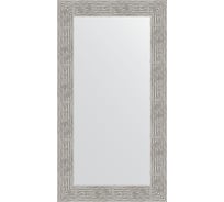 Зеркало EVOFORM в багетной раме - волна хром 90 mm (60x110 cm) 3089