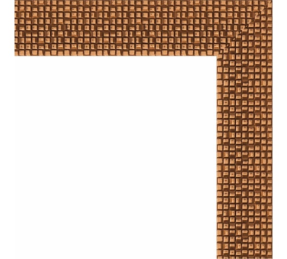 Зеркало EVOFORM в багетной раме - мозаика медь 46 mm (51x141 cm) 3099