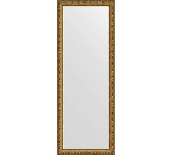 Зеркало EVOFORM в багетной раме - виньетка состаренное золото 56 mm (54x144 cm) 3103 1