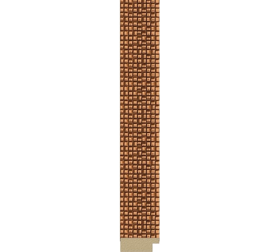 Зеркало EVOFORM в багетной раме - мозаика медь 46 mm (61x61 cm) 3131