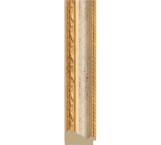 Зеркало EVOFORM в багетной раме - версаль кракелюр 64 mm (65x65 cm) 3141