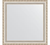 Зеркало EVOFORM в багетной раме - версаль серебро 64 mm (65x65 cm) 3142
