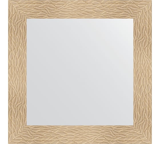 Зеркало EVOFORM в багетной раме - золотые дюны 90 mm (70x70 cm) 3149 1