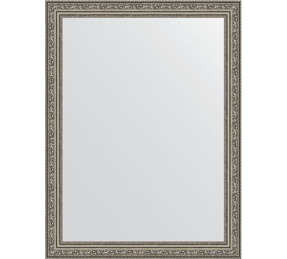Зеркало EVOFORM в багетной раме - виньетка состаренное серебро 56 mm (64x84 cm) 3168 1