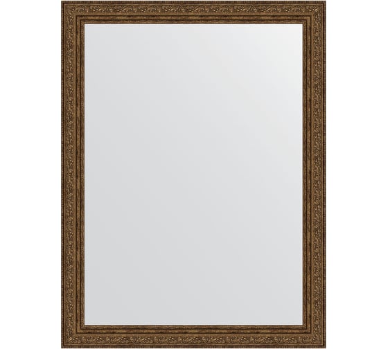 Зеркало EVOFORM в багетной раме - виньетка состаренная бронза 56 mm (64x84 cm) 3169 1