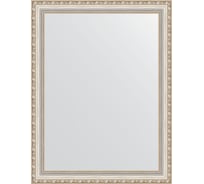 Зеркало EVOFORM в багетной раме - версаль серебро 64 mm (65x85 cm) 3174