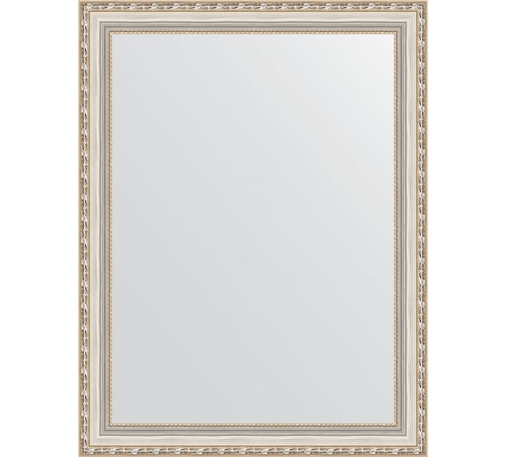 Зеркало EVOFORM в багетной раме - версаль серебро 64 mm (65x85 cm) 3174