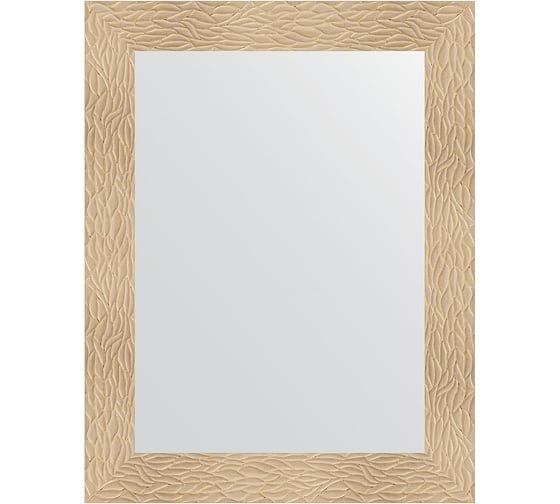 Зеркало EVOFORM в багетной раме - золотые дюны 90 mm (70x90 cm) 3181