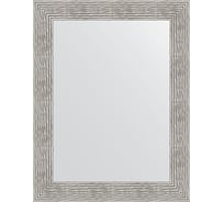 Зеркало EVOFORM в багетной раме - волна хром 90 mm (70x90 cm) 3185