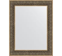 Зеркало EVOFORM в багетной раме - вензель серебряный 101 mm (73x93 cm) 3192