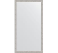 Зеркало EVOFORM в багетной раме - волна алюминий 46 mm (61x111 cm) 3198