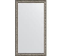 Зеркало EVOFORM в багетной раме - виньетка состаренное серебро 56 mm (64x114 cm) 3200