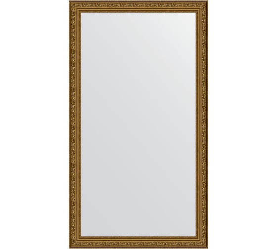 Зеркало EVOFORM в багетной раме - виньетка состаренное золото 56 mm (64x114 cm) 3199 1