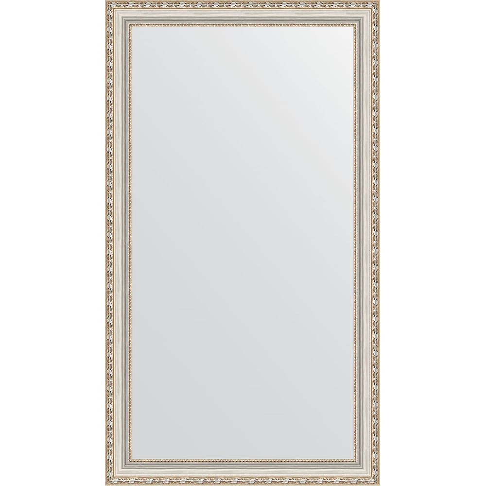 Зеркало EVOFORM в багетной раме - версаль серебро 64 mm (65x115 cm ...
