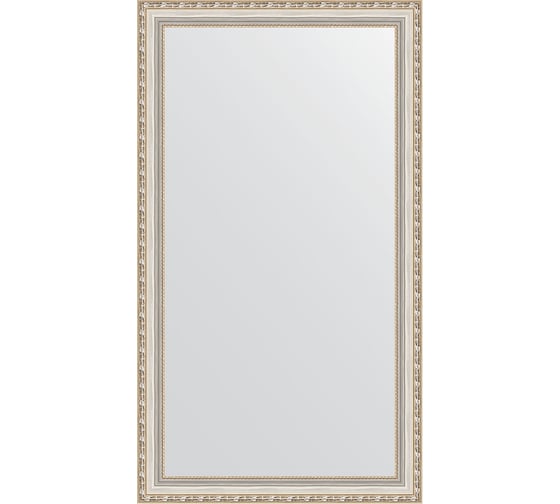 Зеркало EVOFORM в багетной раме - версаль серебро 64 mm (65x115 cm) 3206 1