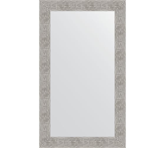 Зеркало EVOFORM в багетной раме - волна хром 90 mm (70x120 cm) 3217 1