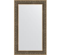 Зеркало EVOFORM в багетной раме - вензель серебряный 101 mm (73x123 cm) 3224