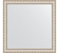 Зеркало EVOFORM в багетной раме - версаль серебро 64 mm (75x75 cm) 3238