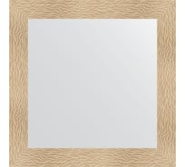 Зеркало EVOFORM в багетной раме - золотые дюны 90 mm (80x80 cm) 3245