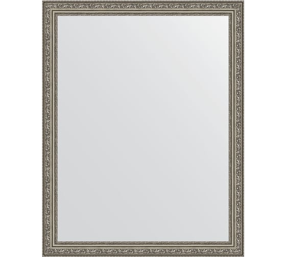 Зеркало EVOFORM в багетной раме - виньетка состаренное серебро 56 mm (74x94 cm) 3264 1