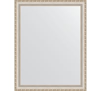 Зеркало EVOFORM в багетной раме - версаль серебро 64 mm (75x95 cm) 3270