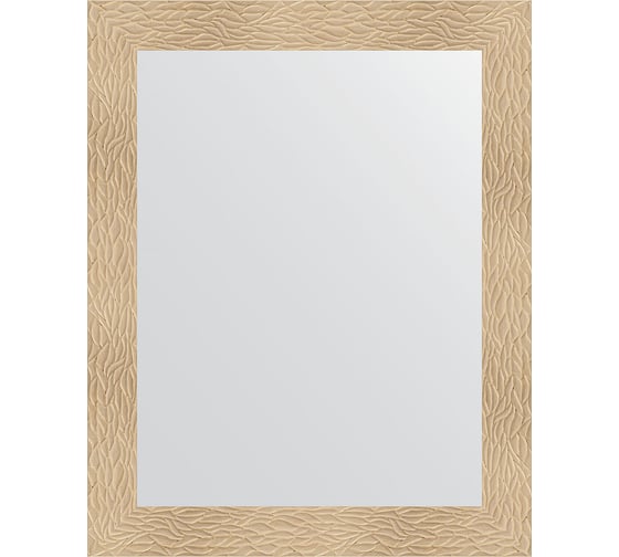 Зеркало EVOFORM в багетной раме - золотые дюны 90 mm (80x100 cm) 3277