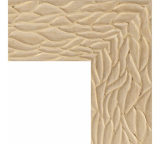 Зеркало EVOFORM в багетной раме - золотые дюны 90 mm (80x100 cm) 3277