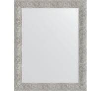 Зеркало EVOFORM в багетной раме - волна хром 90 mm (80x100 cm) 3281