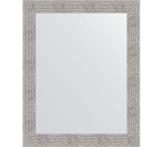 Зеркало EVOFORM в багетной раме - волна хром 90 mm (80x100 cm) 3281 1