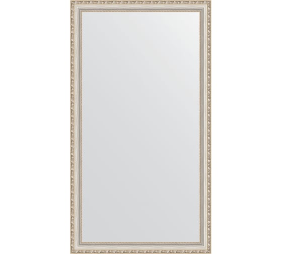 Зеркало EVOFORM в багетной раме - версаль серебро 64 mm (75x135 cm) 3302 1
