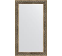 Зеркало EVOFORM в багетной раме - вензель серебряный 101 mm (83x143 cm) 3320