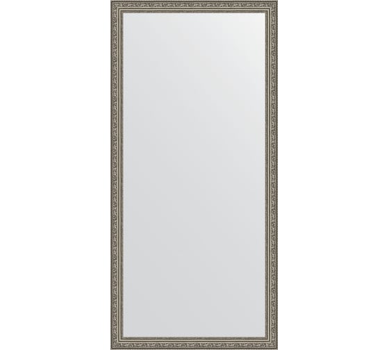 Зеркало EVOFORM в багетной раме - виньетка состаренное серебро 56 mm (74x154 cm) 3328 1